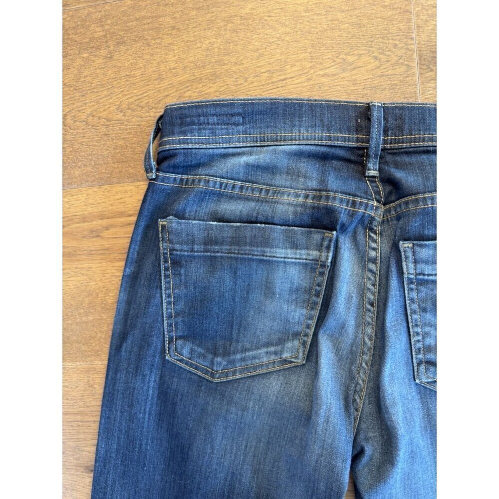 Blue Denim CITIZENS OF HUMANITY Dani Cropped Straight Leg Cuffed Jeans Size 26 - Picture 5 of 16